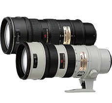 AF-S VR Zoom-Nikkor ED 70-200mm F2.8G（IF） - オートフォーカス
