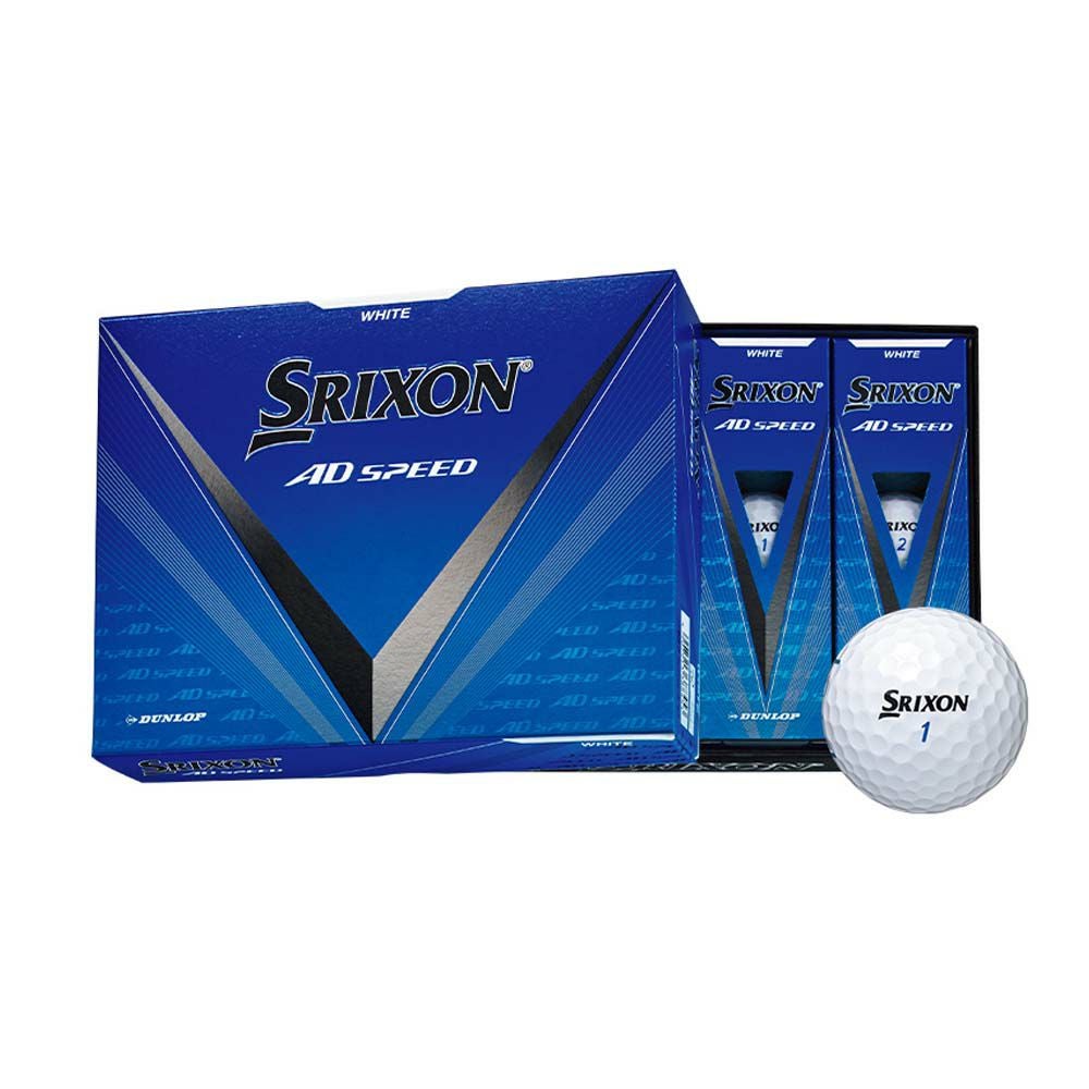 スリクソン SRIXON AD SPEED ボール ホワイト 1ダース 2024 | ゴルフ