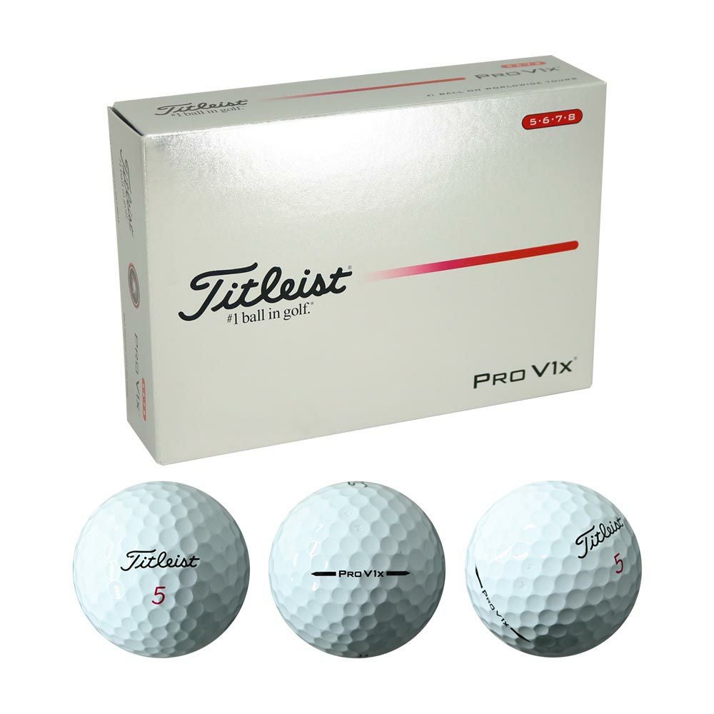 タイトリスト Titleist Pro V1x ボール （ローナンバー） ホワイト 1
