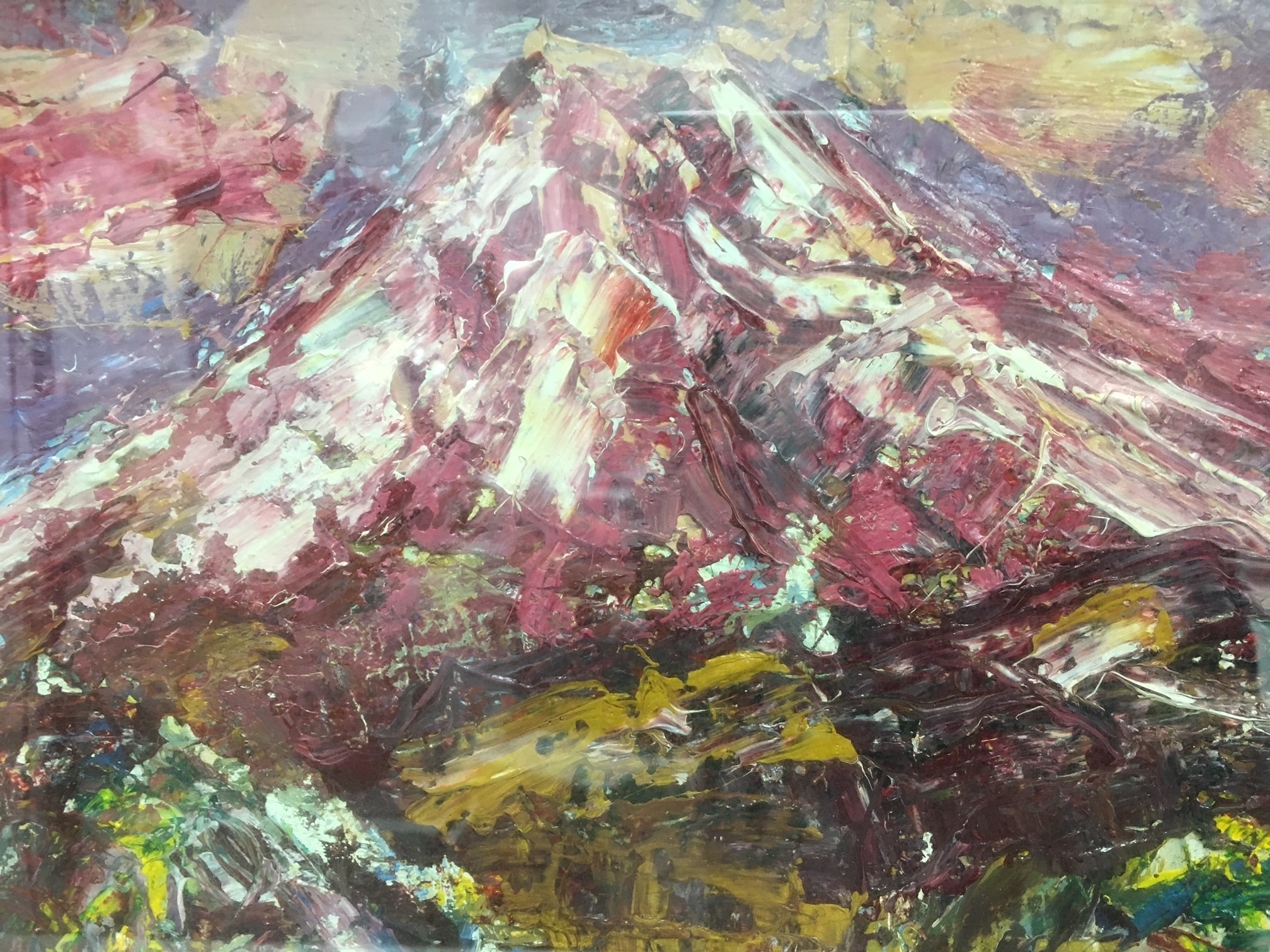 森田茂の絵画《三津よりの富士》を買取しました｜骨董品に関するコラム