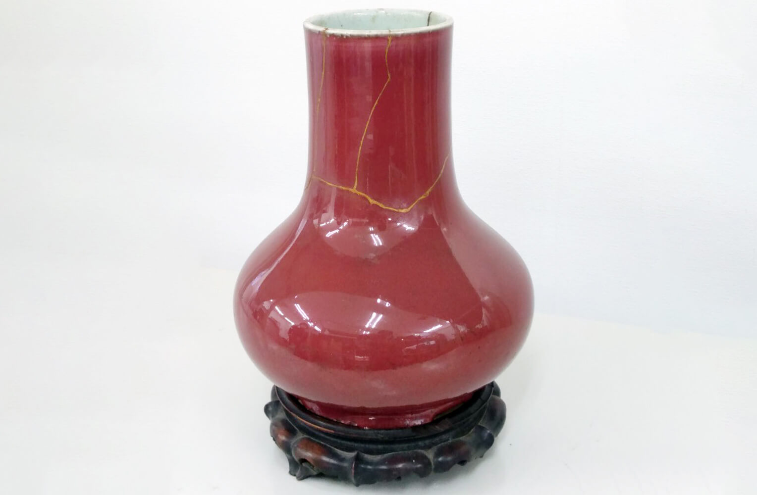 辰砂花瓶 古玩 鑑定印 辰砂花瓶 古玩 鑑定印 - 工芸品オンライン ショップ