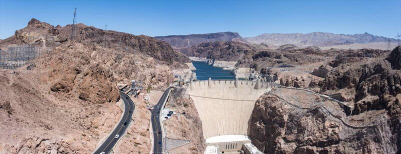 Hoover Dam（フーバーダム）の全景を展望エリアから眺られる場所とは