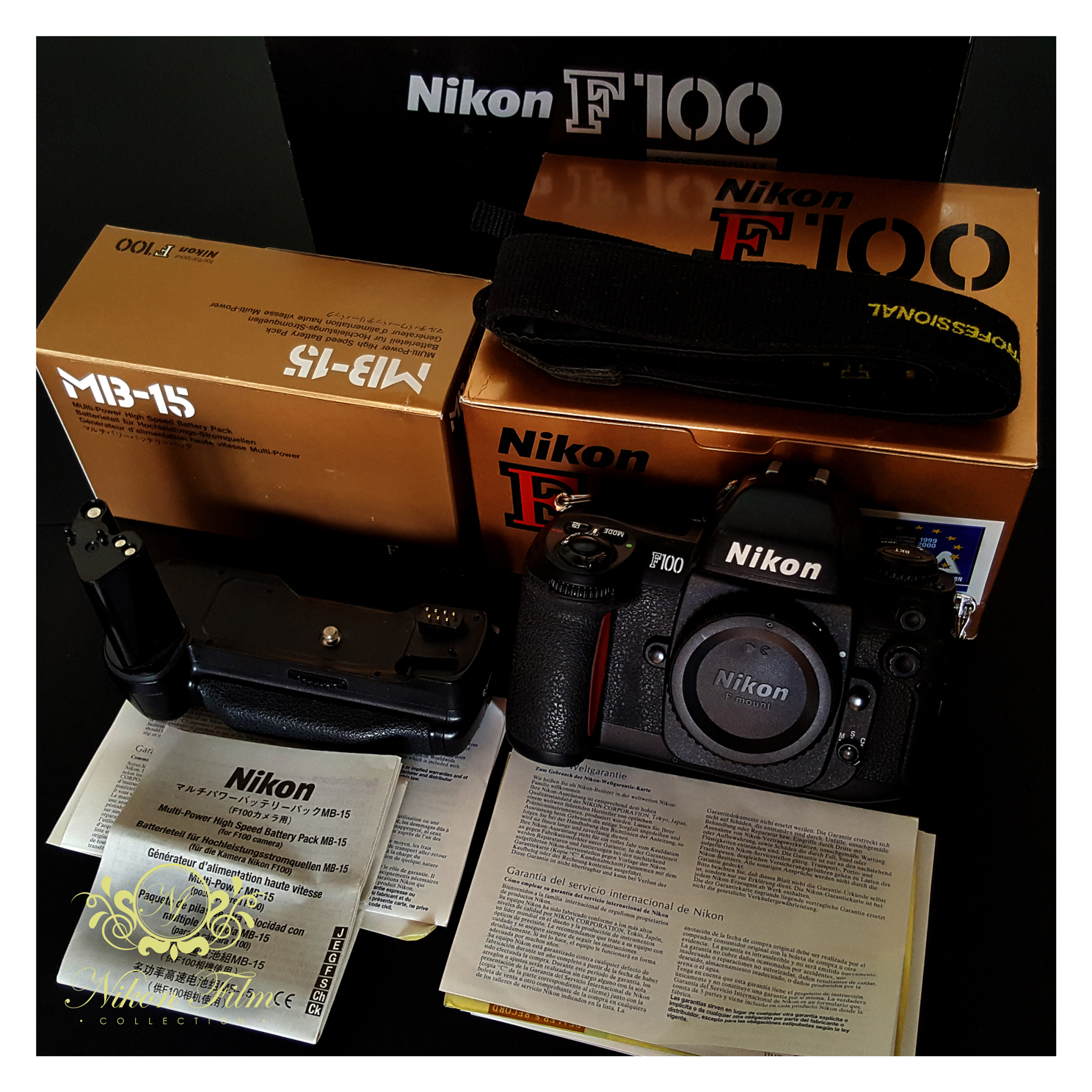Nikon F100 Professional Kit (Nikon MB-15 Included) - Boxed