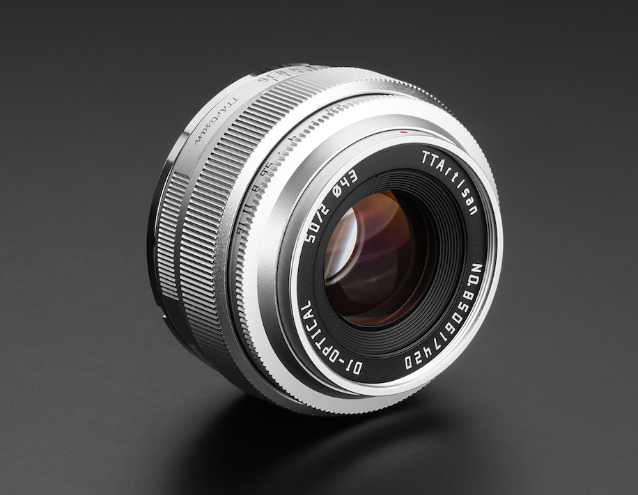 The TTArtisan 50mm f/2 full-frame manual focus mirrorless lens for