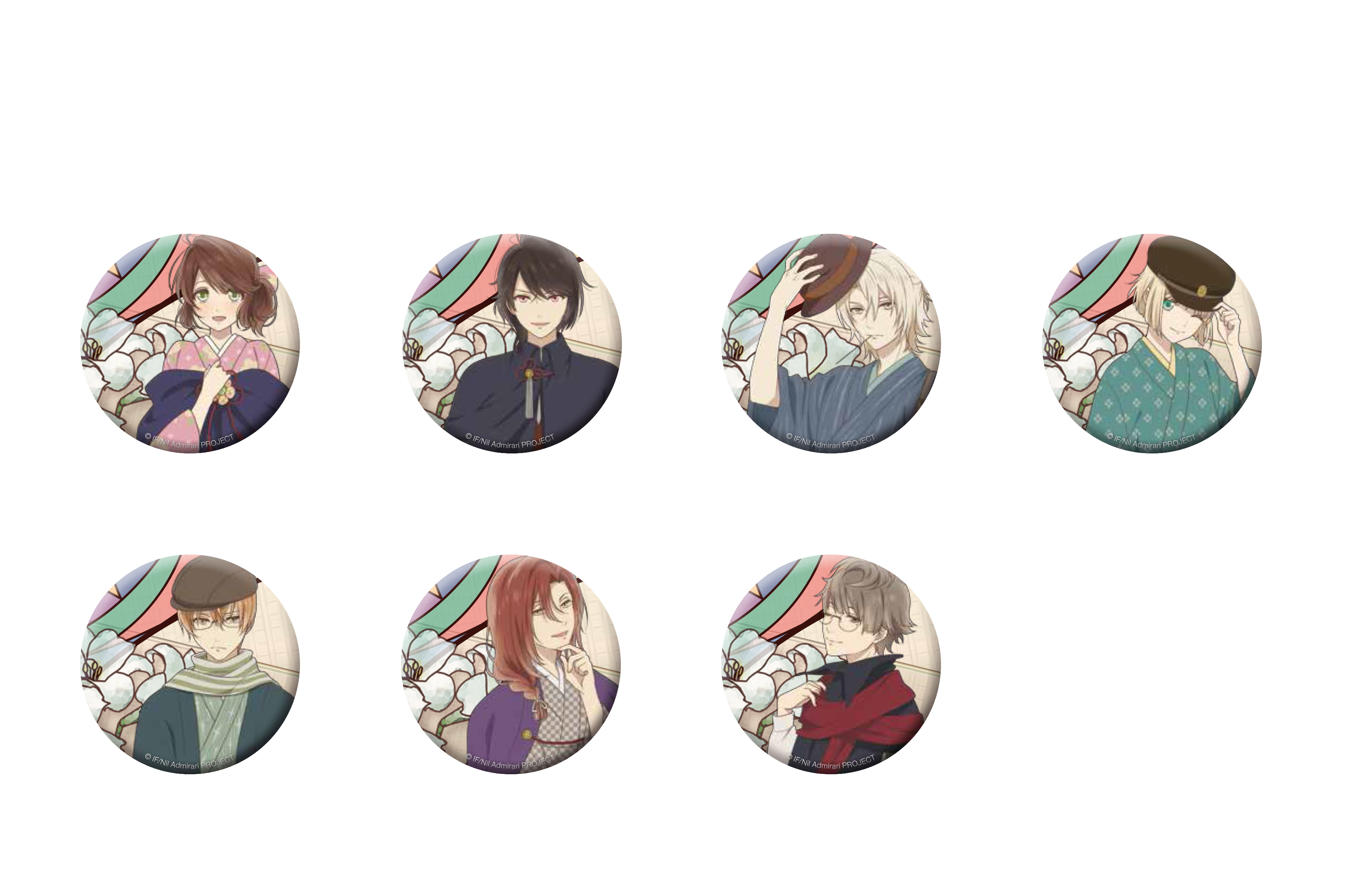 アドミラリの天秤 ニルアド アニメイト 特典 缶バッジ アクキ　セット アドミラリの天秤 ニルアド アニメイト 特典 缶バッジ アクキ セット