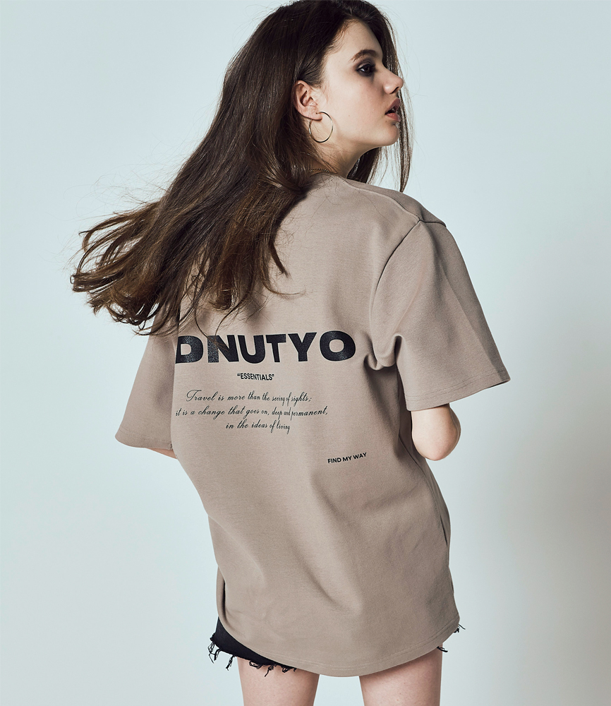 SWEAT BIG TEE / GREIGE | NIL DUE / NIL UN TOKYO