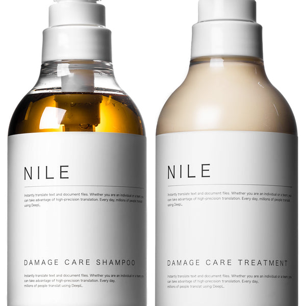 NILE ダメージケア シャンプー トリートメント セット各400ml – Nile
