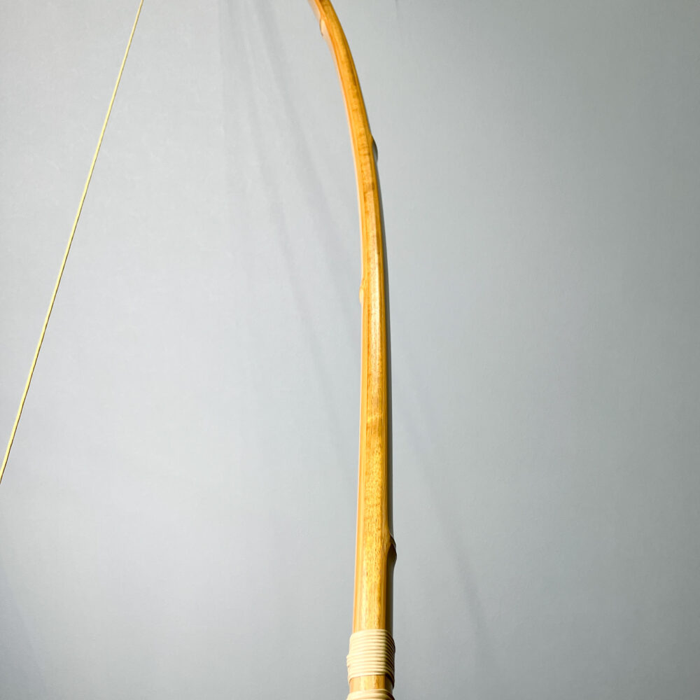 四寸伸 20.3kg 松永重宣 竹弓 | 古弓具 二月堂