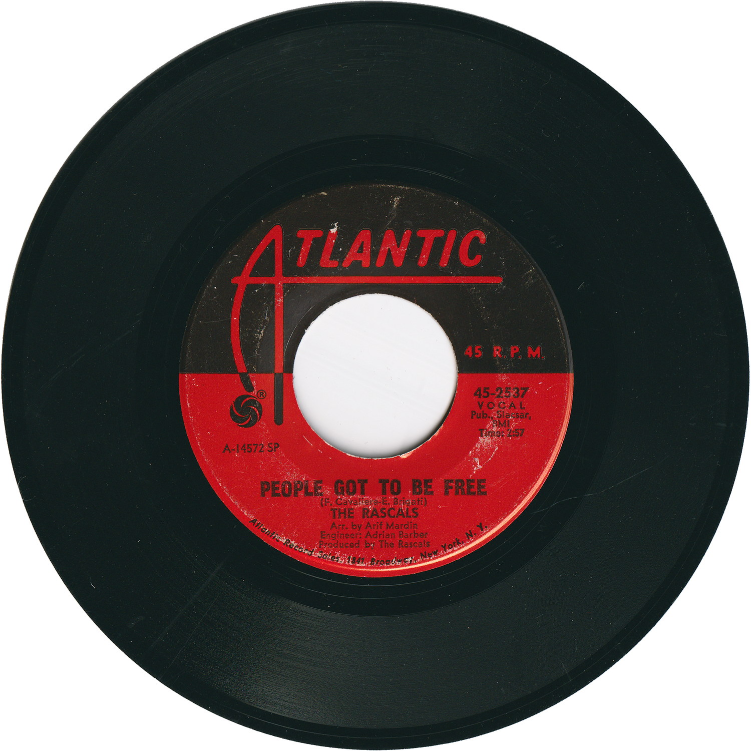 The Rascals - People Got To Be Free / My World – NIGHT BEAT RECORDS