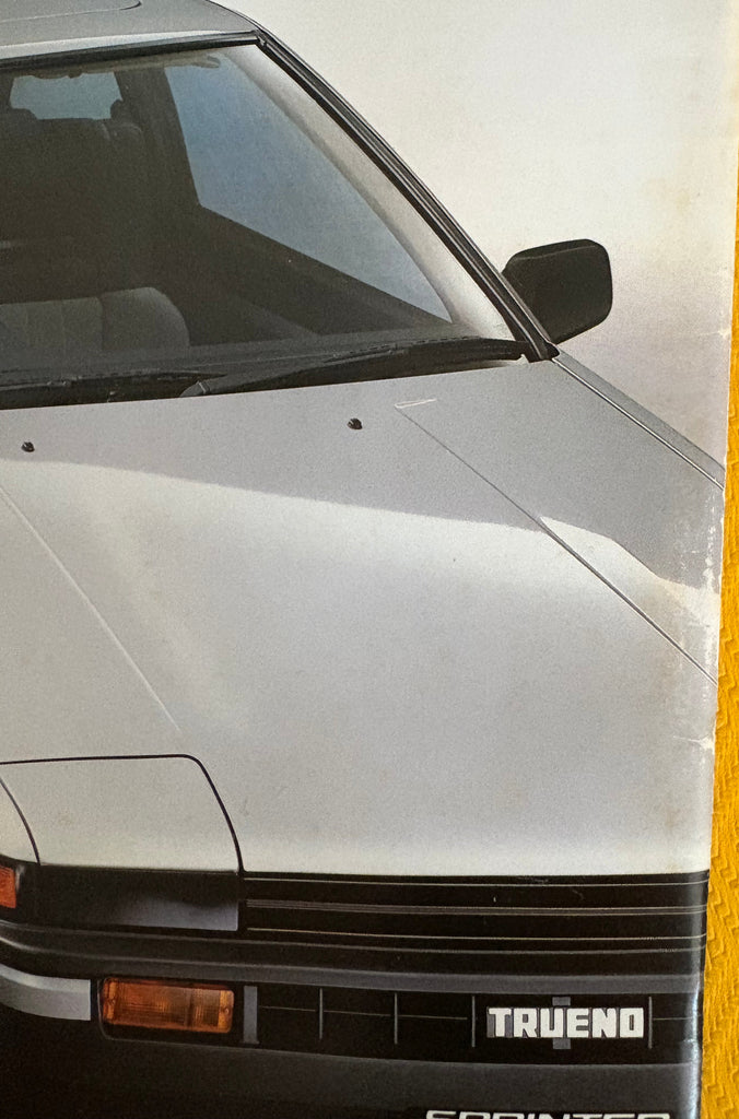 TOYOTA AE86 TRUENO Brochure 1983 Very Rare! Zenki InitialD MFG