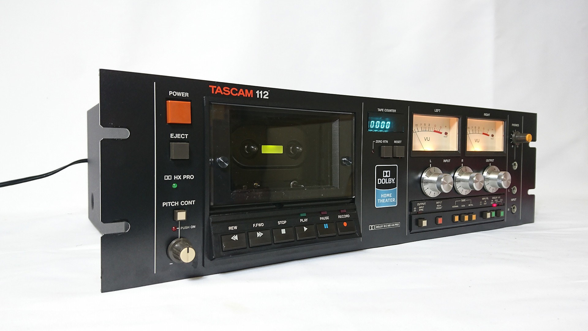 TASCAM 112◇2ヘッド方式の業務用カセットデッキ | スーパーカセッ