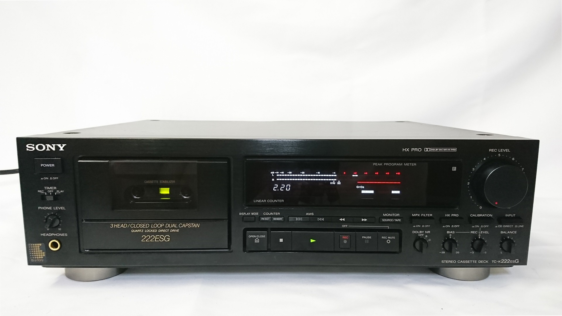 SONY TC-K222ESG◇機能面は高級機並みのエントリー機。 | スーパー