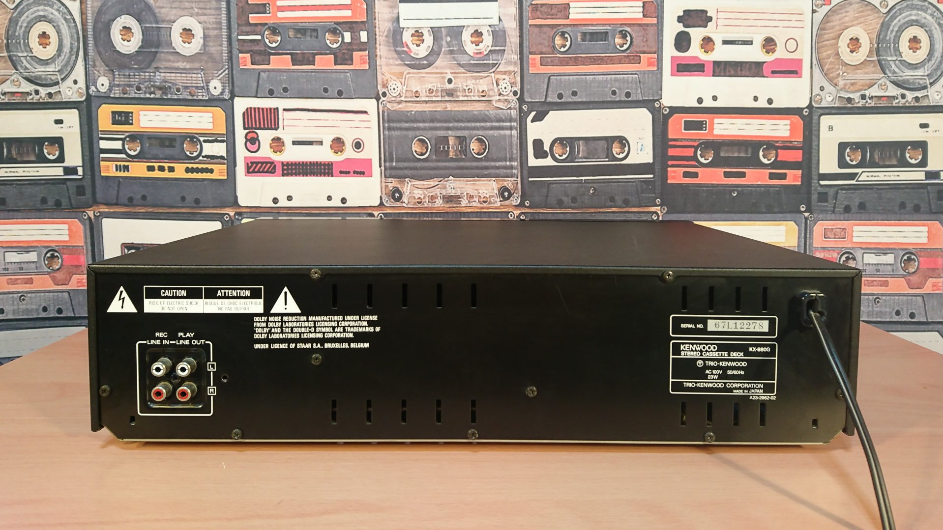 KENWOOD KX-880G 実機の写真で外観・内部構造を紹介 | スーパーカセッ