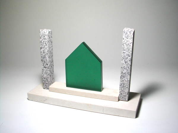 西中千人のガラス オブジェ Glass Sculputure , NISHINAKA YUKITO