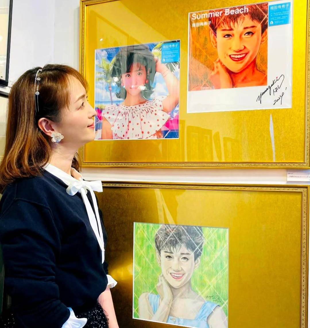 早逝〟岡田有希子さんの絵を描いたホラー漫画家、展覧会で「38年ぶり