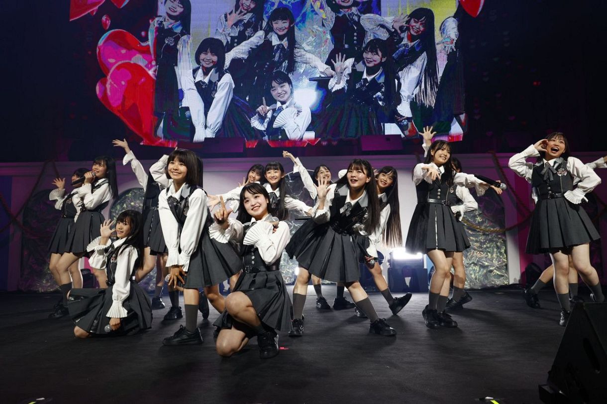 HKT48新メンバー7期生16人お披露目 松岡はなの卒業コンは9・28福岡