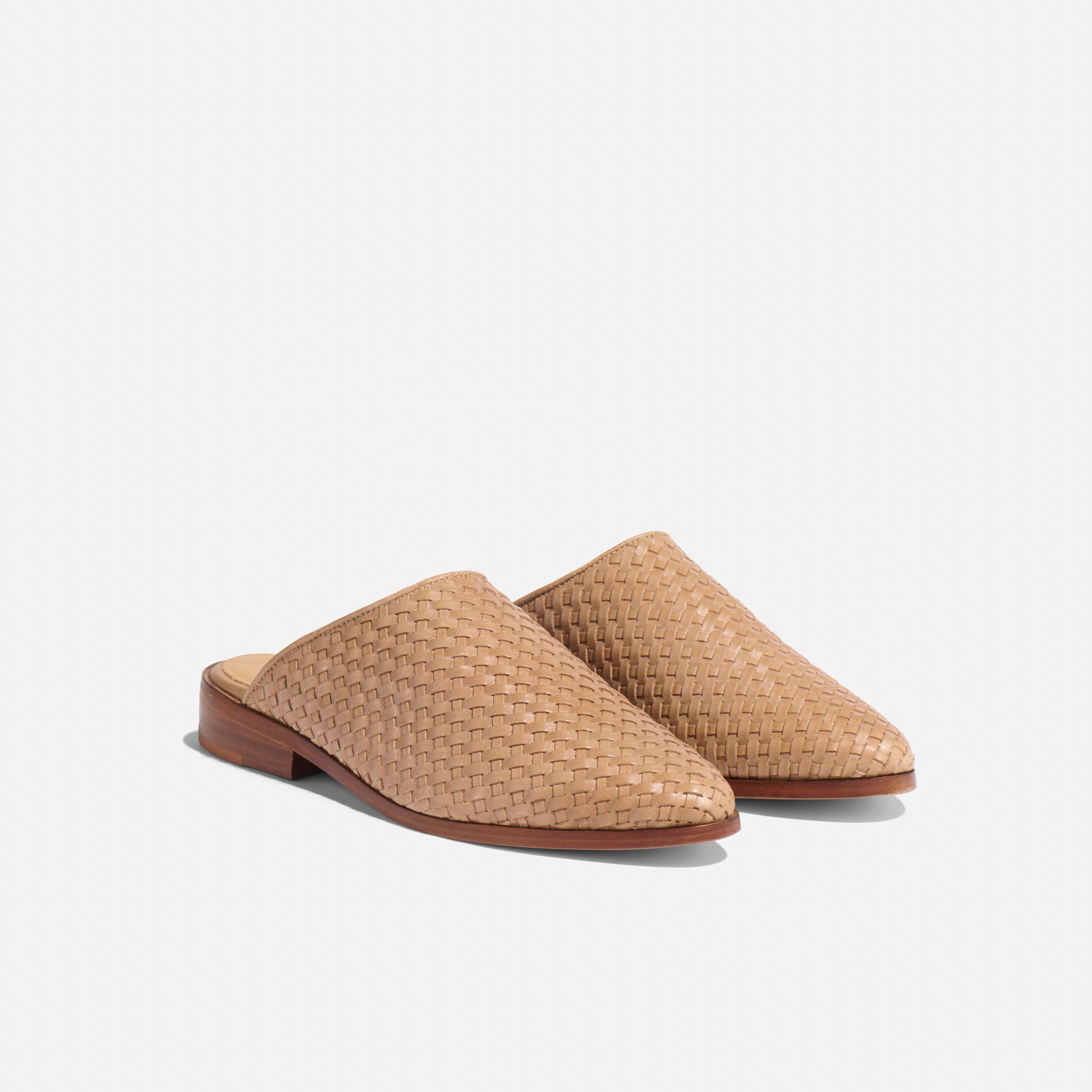 Women's Mule Woven Almond | Nisolo