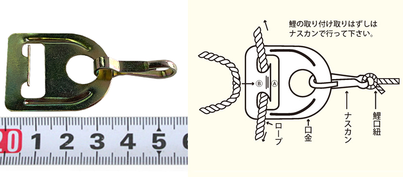 創業1923年 鯉のぼり屋 口金具・部品等