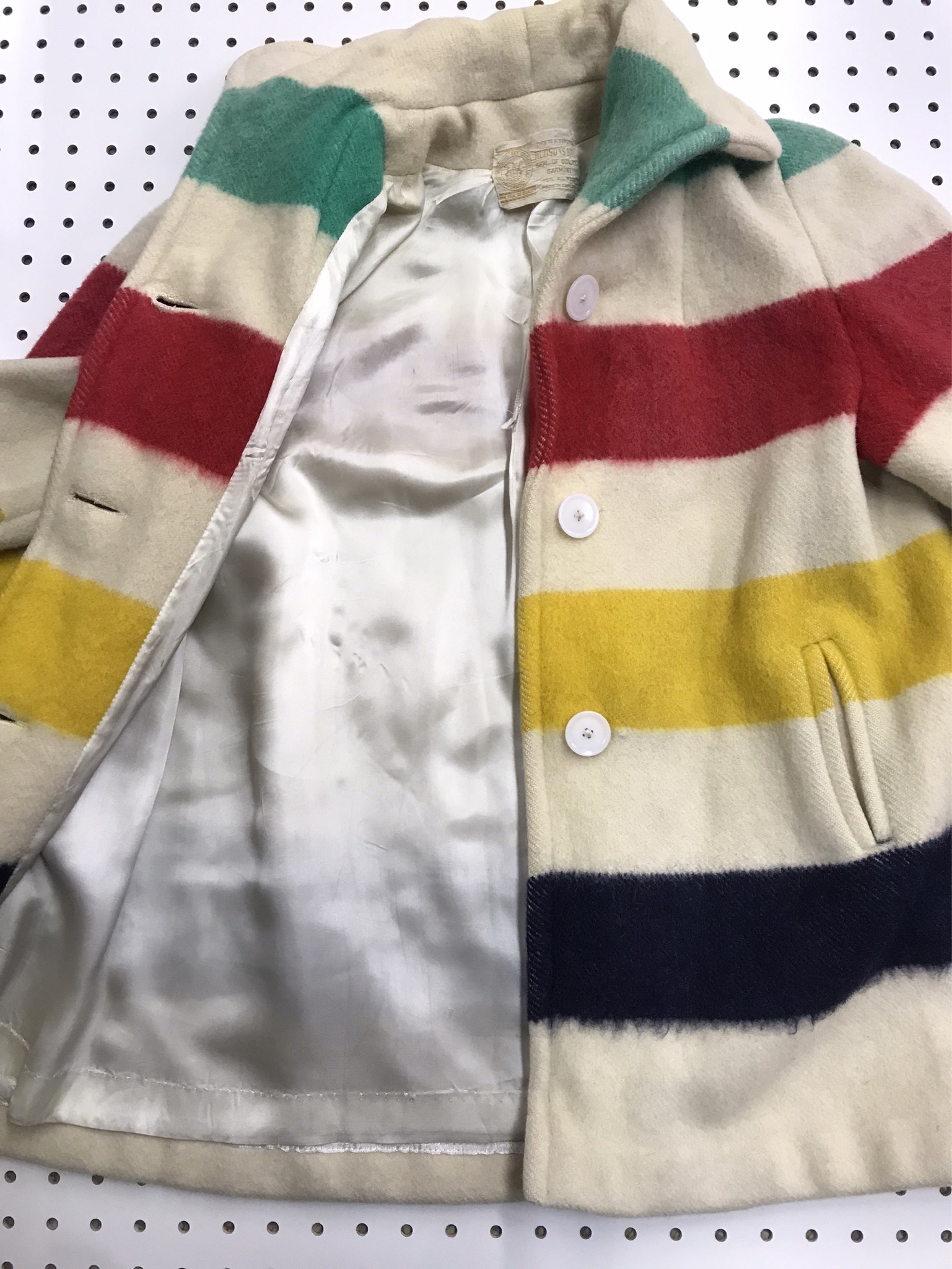 1960s HUDSON'S BAY ブランケットコート ウールコート ハドソンズベイ