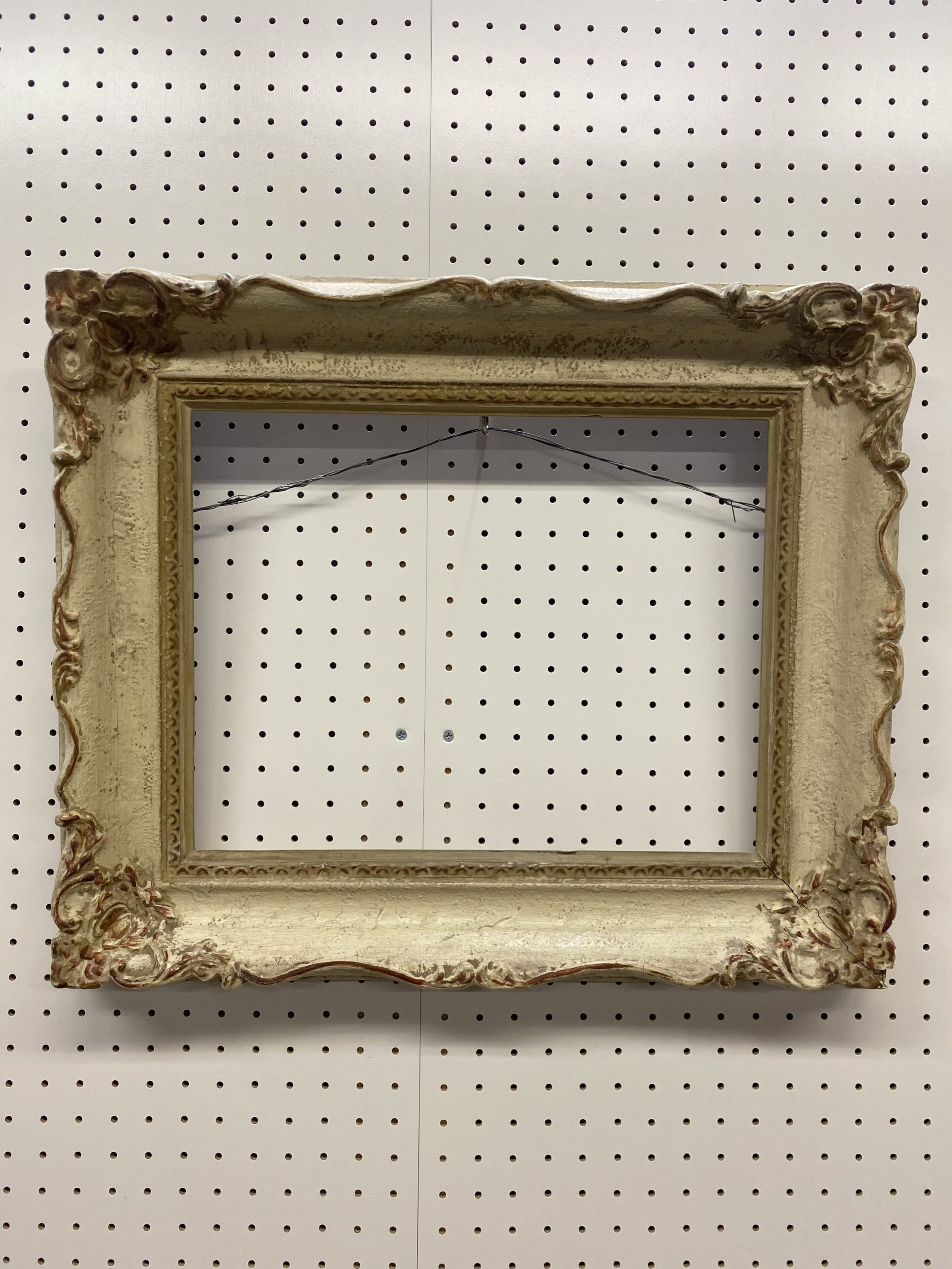 アンティーク 木製フレーム 額縁 デコラティブ 白 | 京都アンティーク