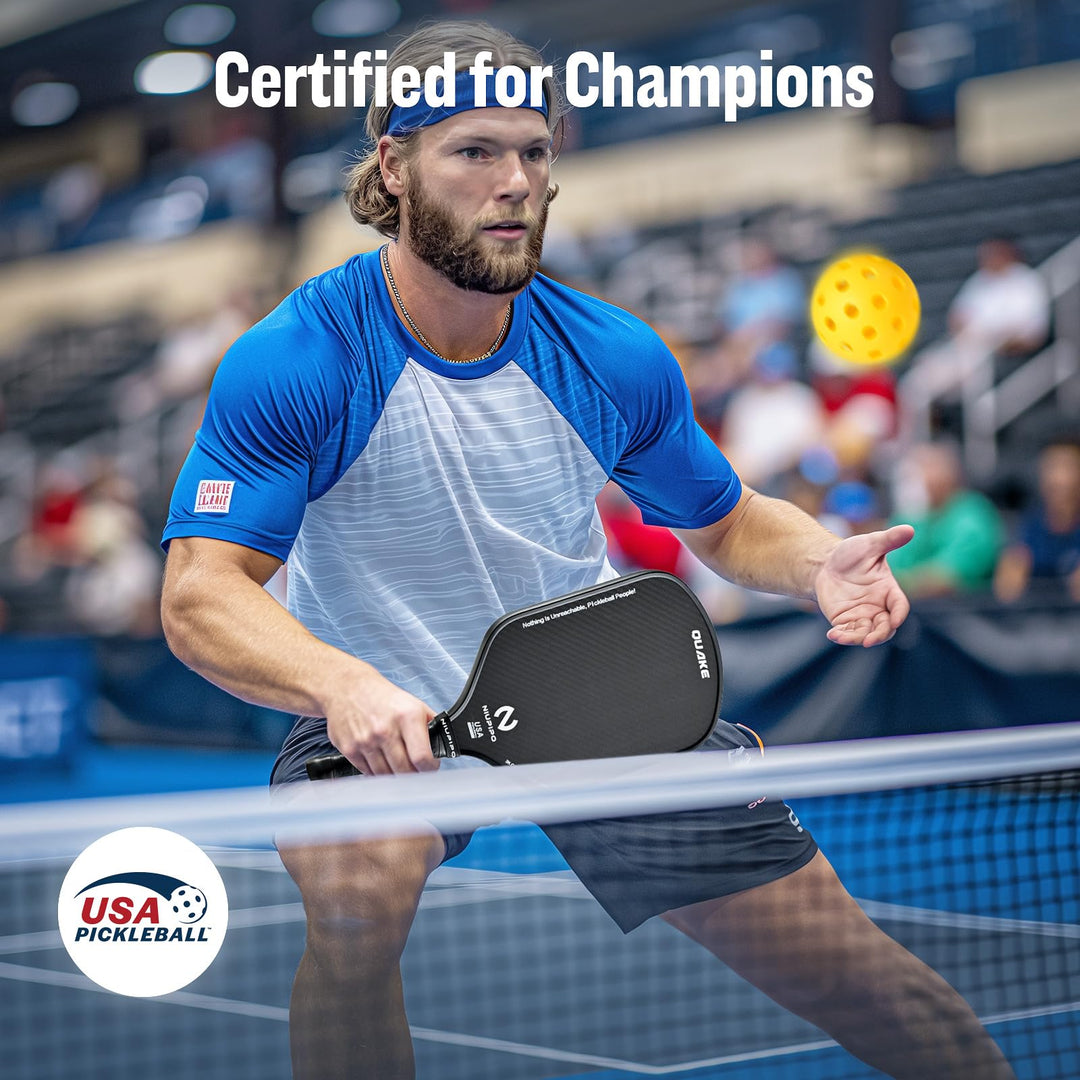 niupipo 3K Carbon Fiber Pickleball Paddle Professional Quake