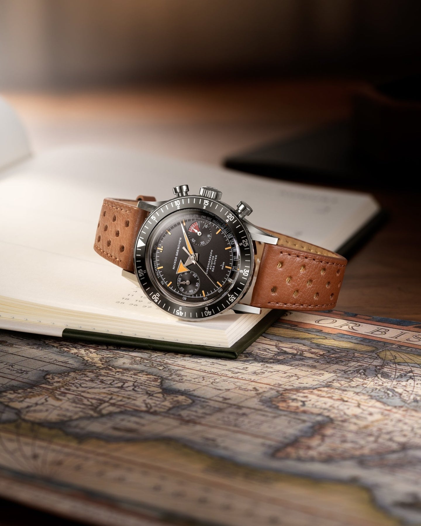 CHRONOGRAPH VALJOUX 23 BROAD ARROW – Nivada Grenchen