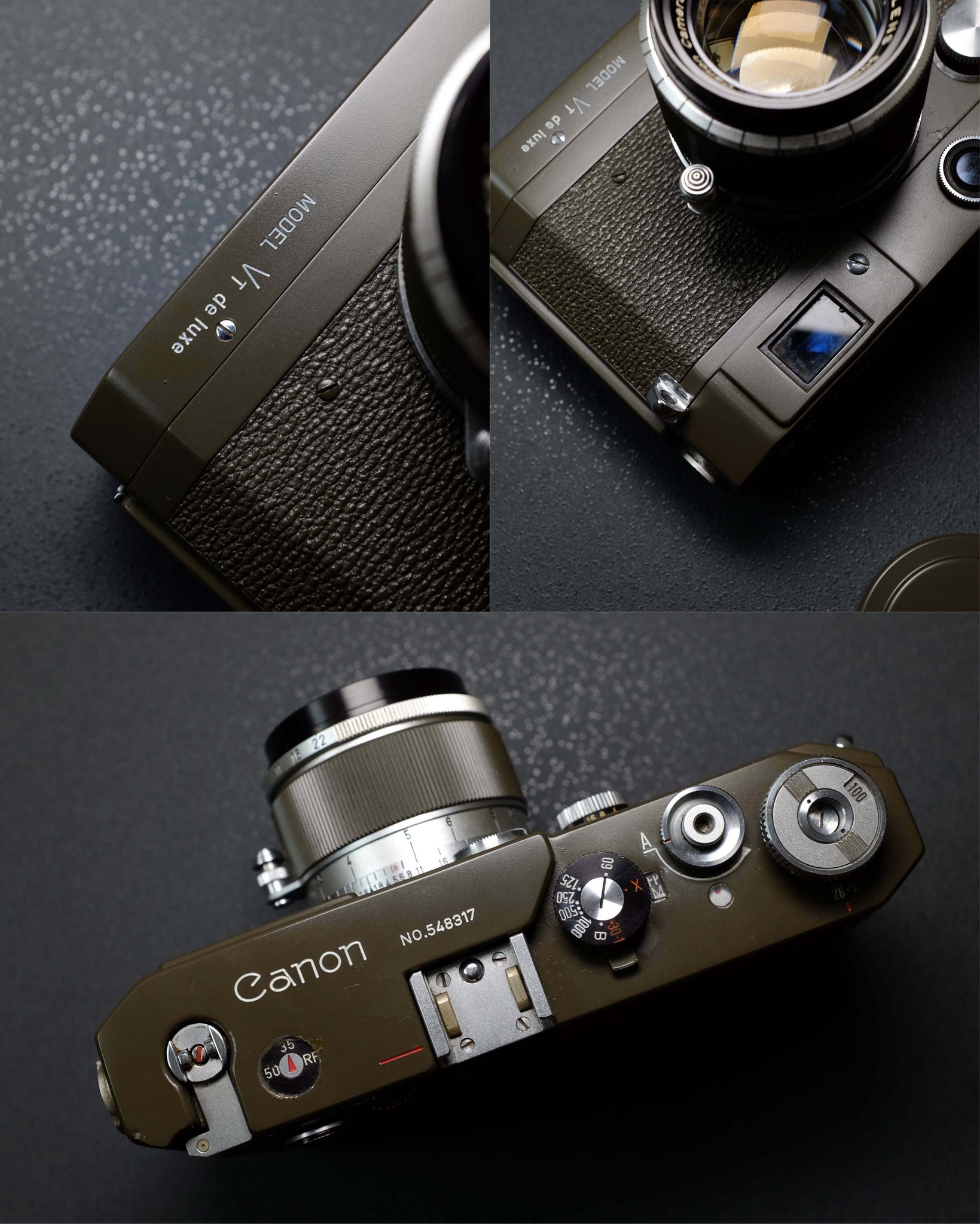 Canon VT Deluxe + Canon LTM 50mm F 1.8 (Olive Green from Japan