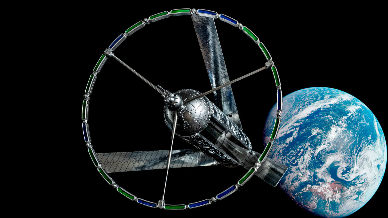 スミ入れよりも銀塗装がハマるとき／飾ってクールなスペースコロニーの