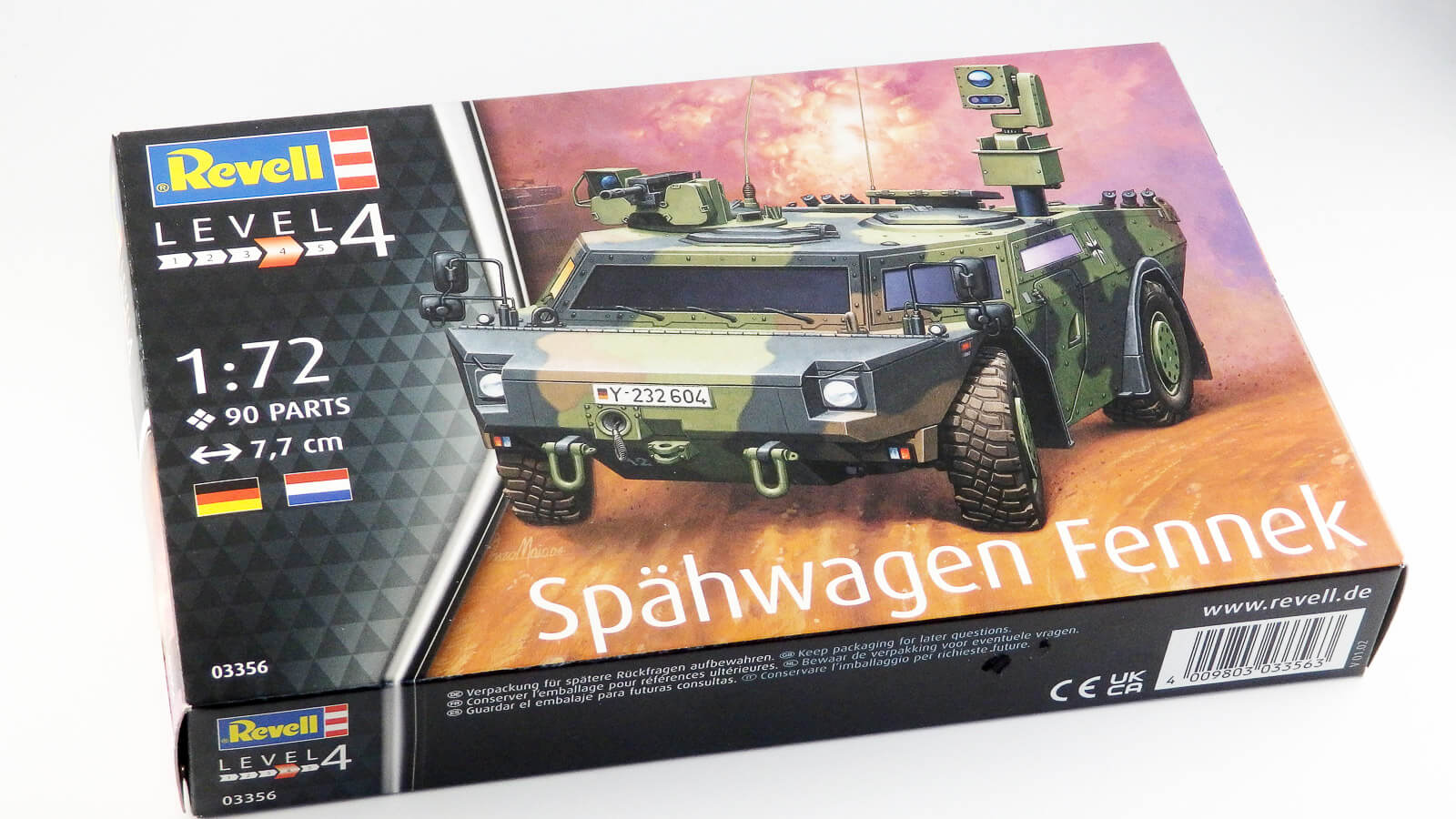 近未来的スタイルの装甲偵察車をミニスケで味わう！／「ドイツレベル 1