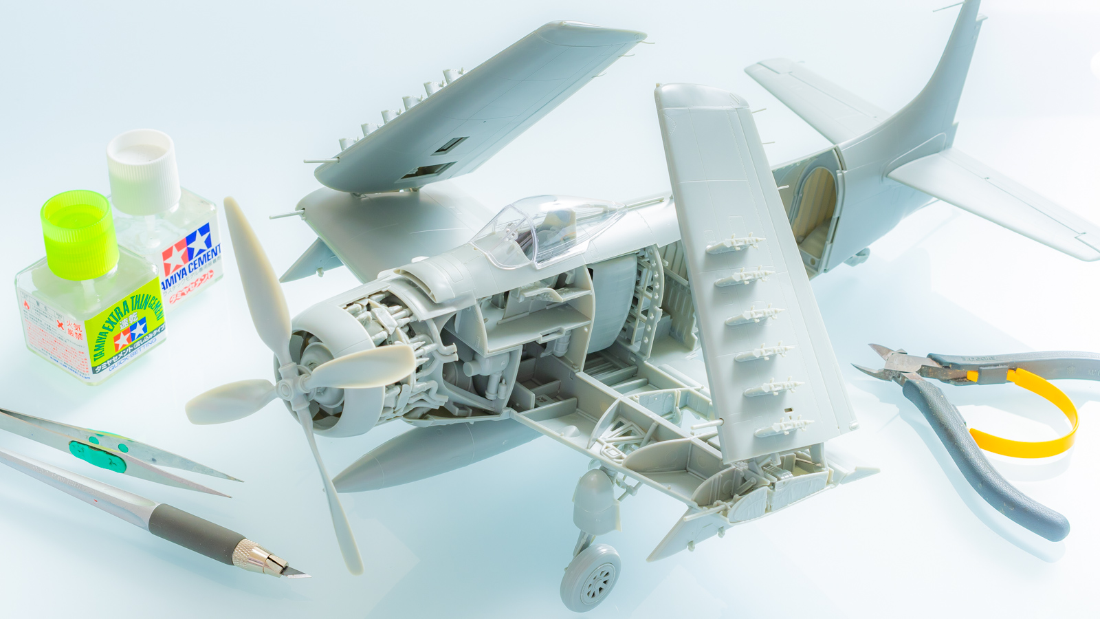 超絶マッチョなアメリカの艦上攻撃機、スカイレイダーをビッグスケール