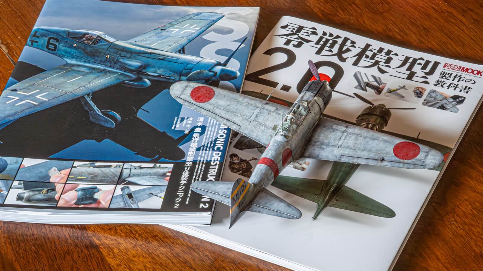 タミヤの説明書どおり組んで塗る／ウォーバードコレクションの飛燕を