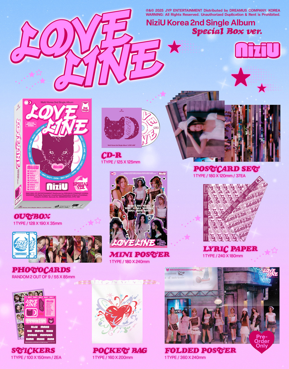 NiziU Korea 2nd Single Album『LOVE LINE』SPECIAL SITE