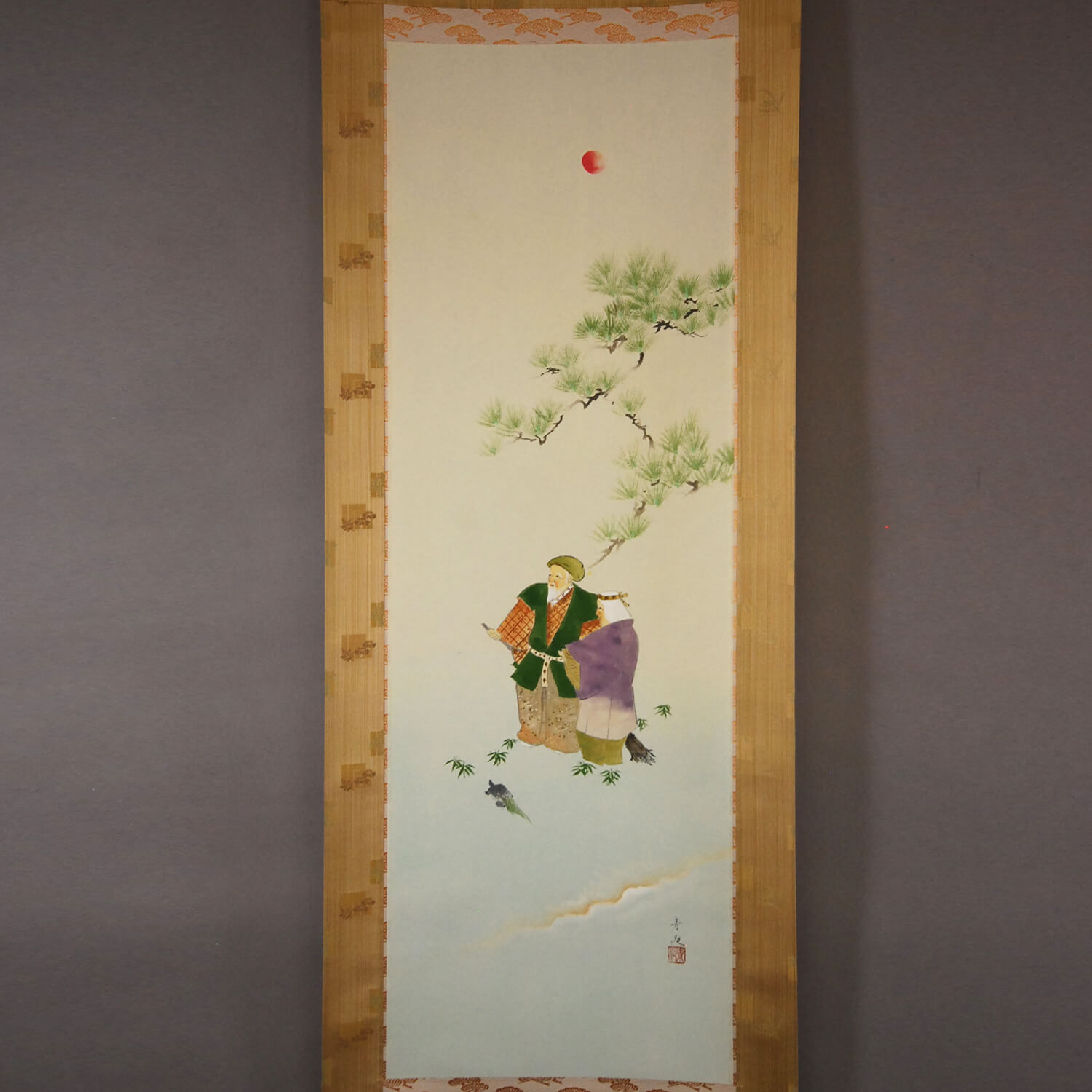 辰本青花 / 高砂 | 掛軸 - 野村美術