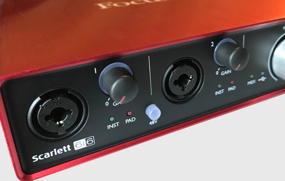 レビュー】Focusrite Scarlett 6i6 G2は安いのに高音質。コスパの高い