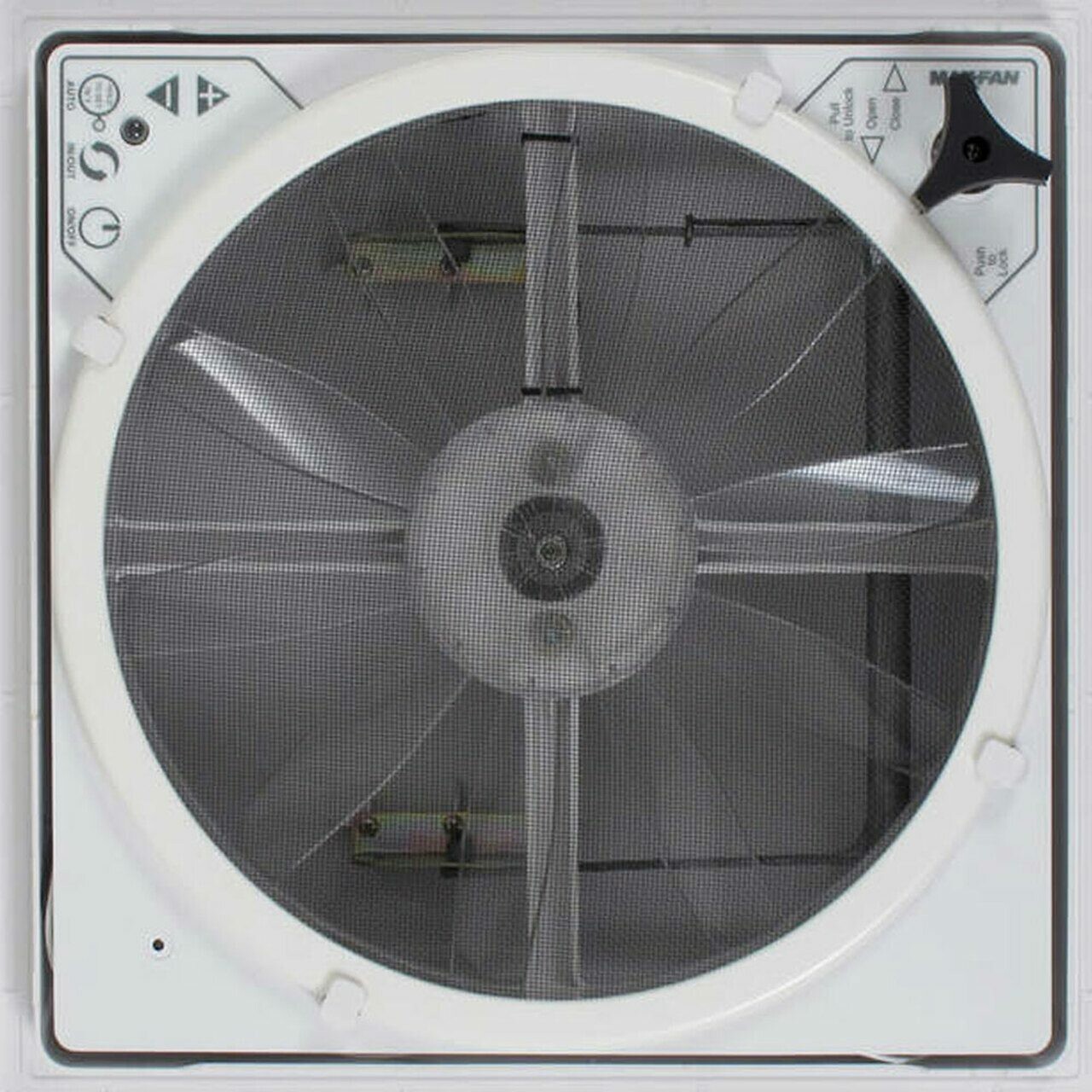 MaxxAir Maxxfan Deluxe Camper Roof Vent Fan (Smoke Tint) (00-06401K)
