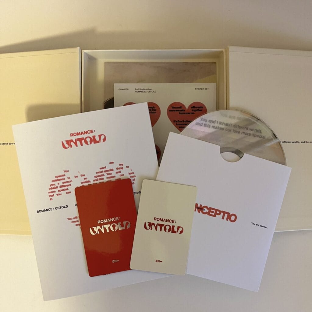 アルバム開封】ENHYPEN 「ROMANCE : UNTOLD」開封♡ | No.233 りあん