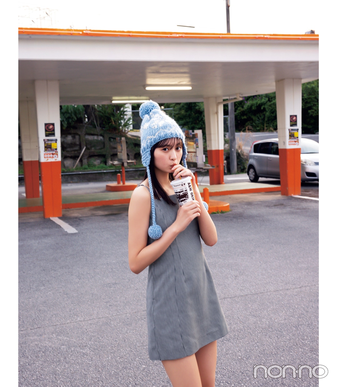 遠藤さくら1st写真集可憐 限定アザーカットをノンノ11月号に掲載中