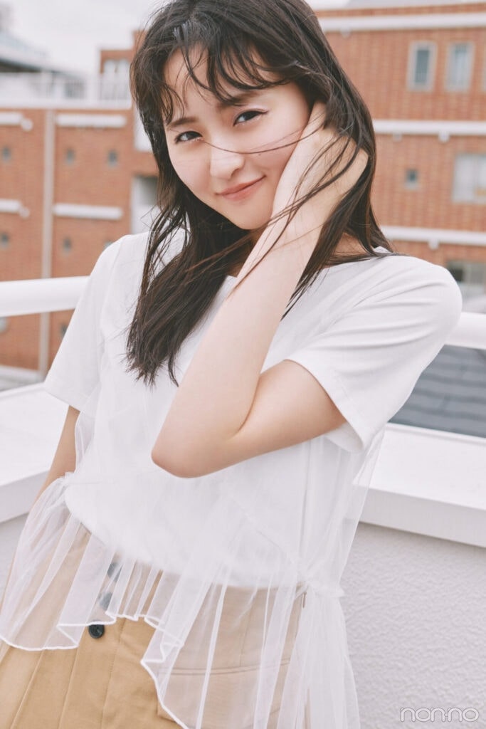 遠藤さくら】6月24日は「チュールキャミセットTシャツ」【毎日更新