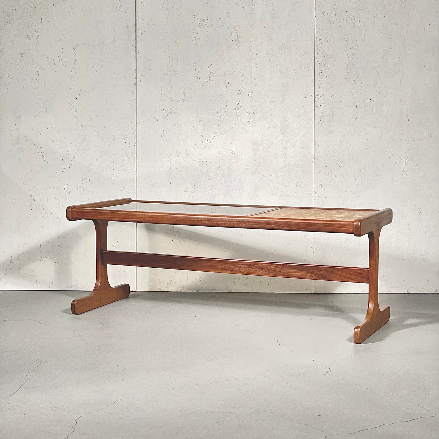 G-PLAN(ジープラン) / TILE & GLASS TOP COFFEE TABLE タイル ガラス