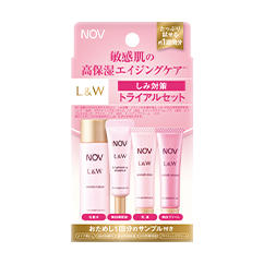 敏感肌用高保湿エイジングケアのノブ L＆W トライアルセット(お試し