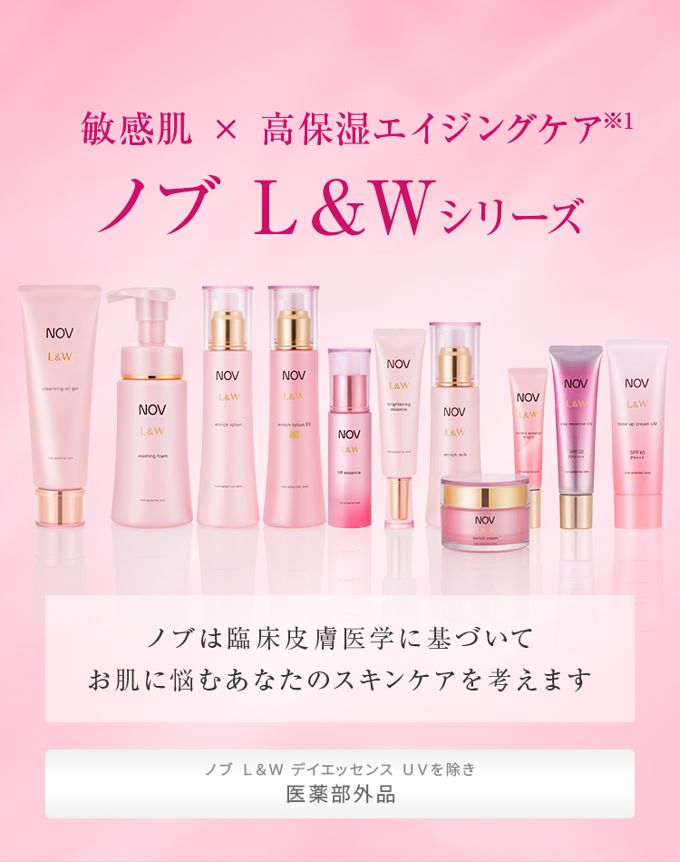 敏感肌のための高保湿エイジングケア ノブ L＆W 初回限定お試し
