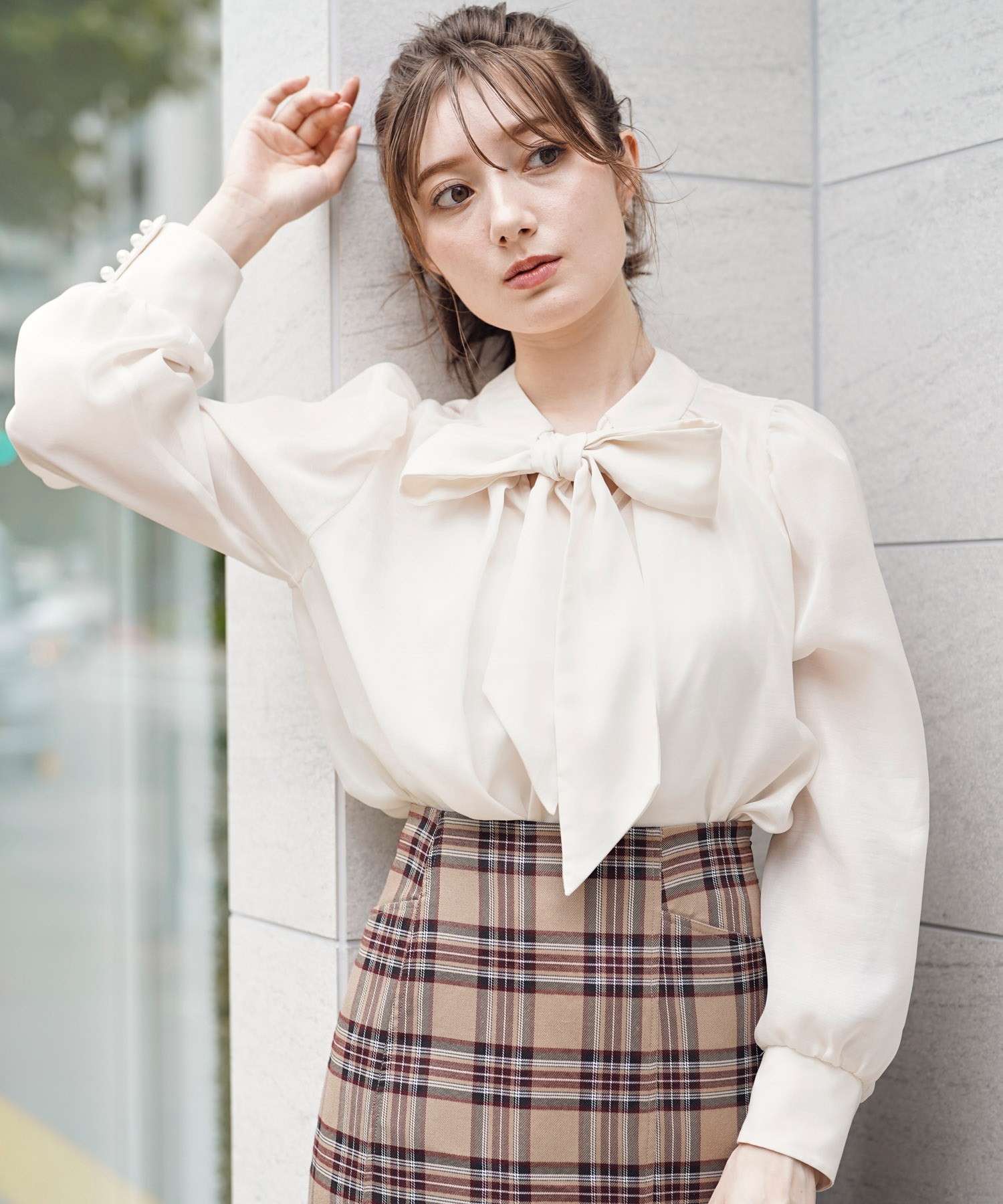 シアー素材フレアブラウス | シャツ・ブラウス | NOELA OFFICIAL WEB STORE