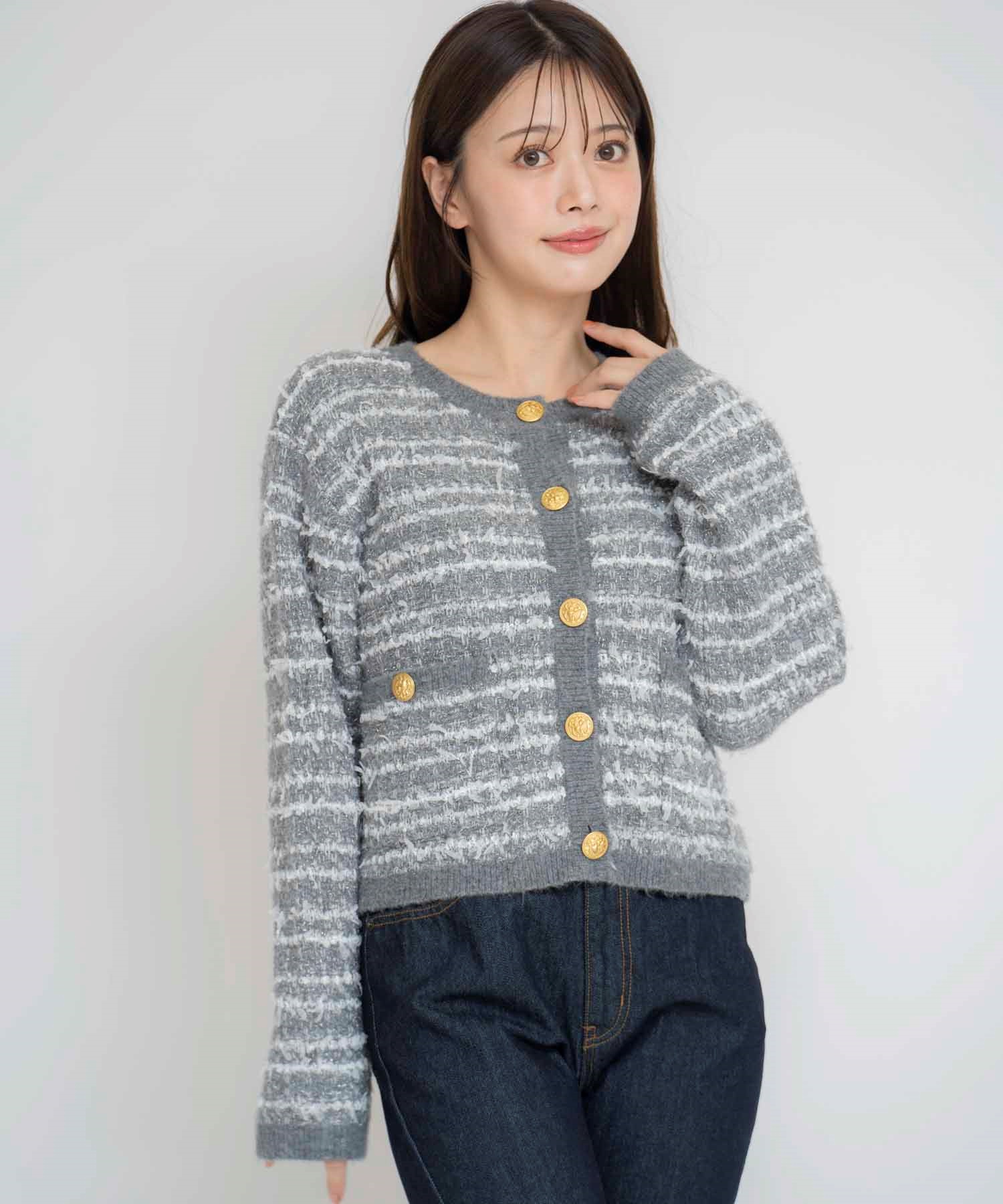 ツイードニットカーデ | カーディガン | NOELA OFFICIAL WEB STORE