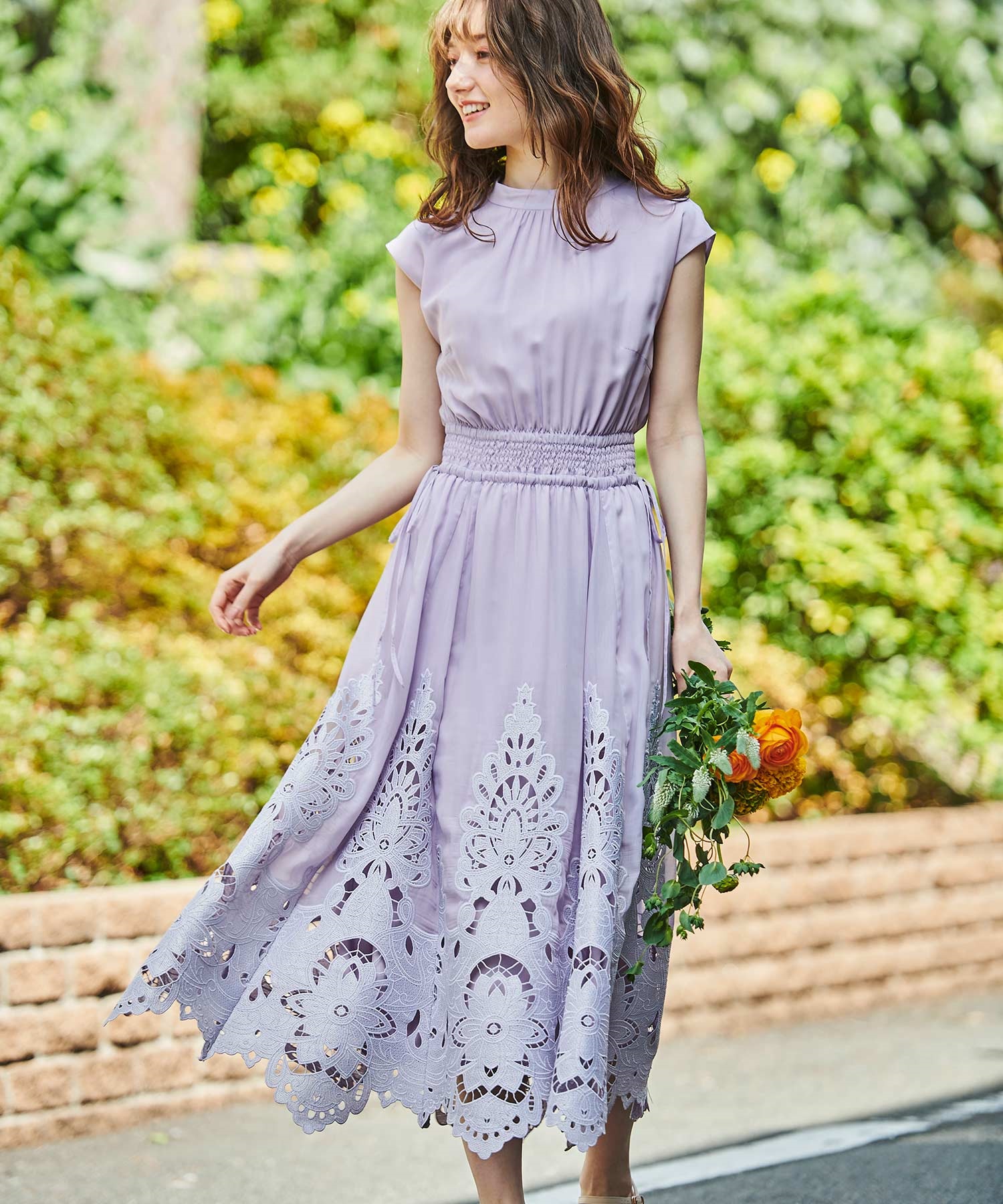 ヘム刺繍ワンピース | ロングワンピース | NOELA OFFICIAL WEB STORE