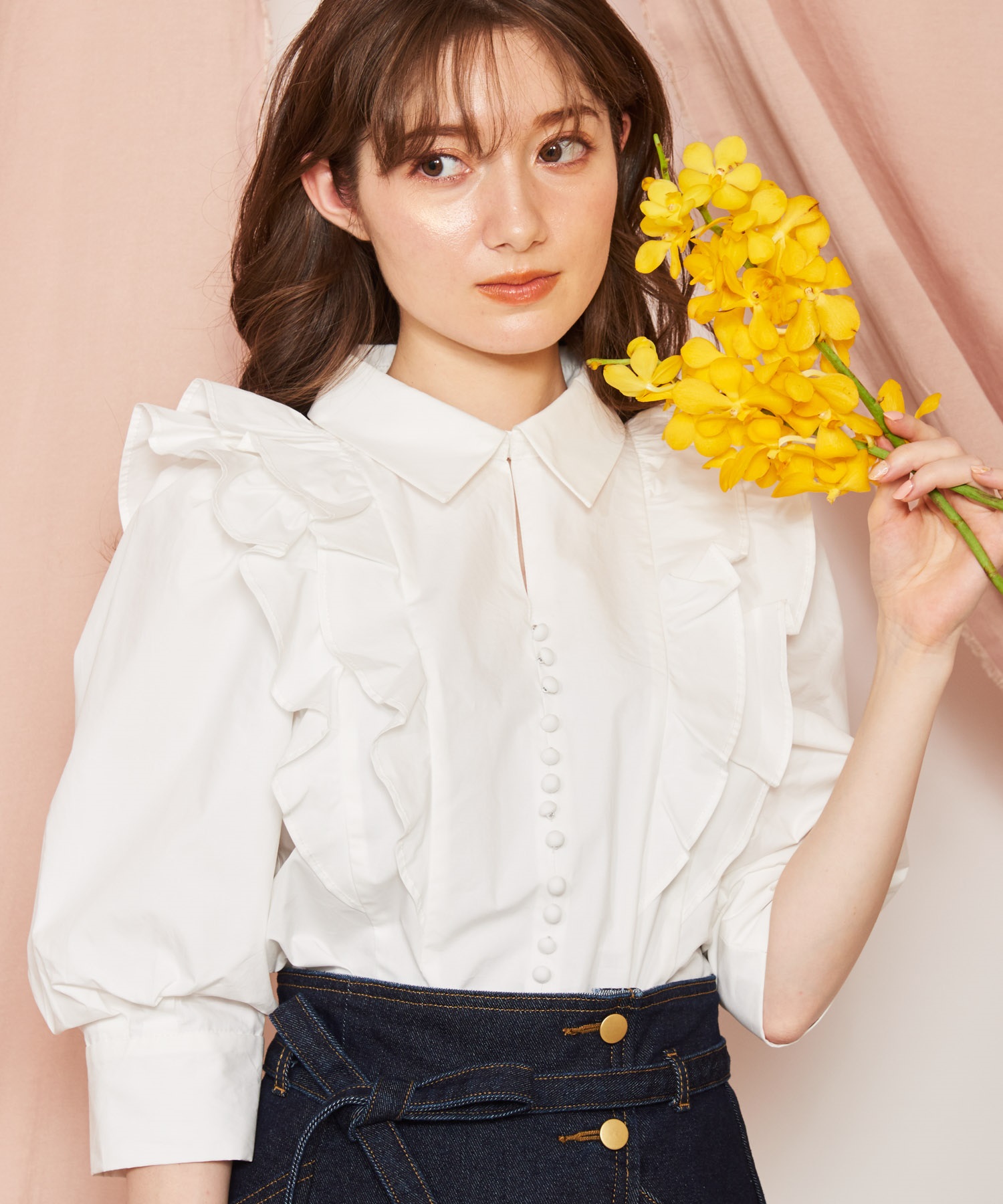 ボリュームフリルブラウス | シャツ・ブラウス | NOELA OFFICIAL WEB STORE