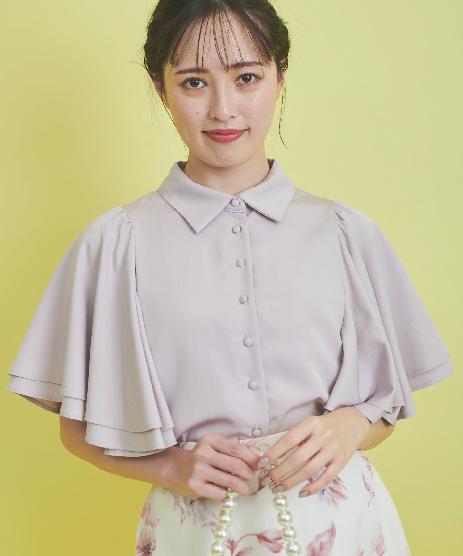 ラッフルスリーブブラウス | シャツ・ブラウス | NOELA OFFICIAL WEB STORE