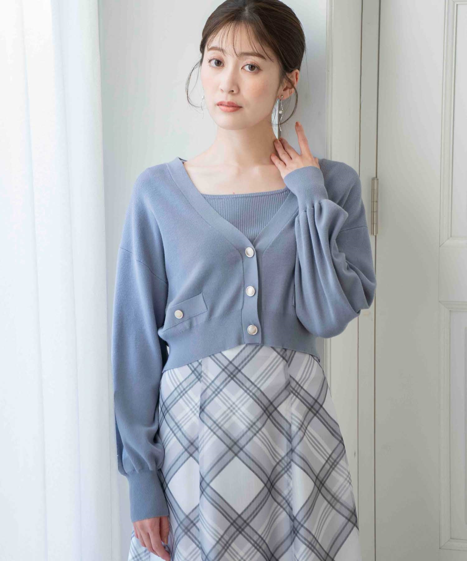 半袖ニット×カーデアンサンブル | ニット | NOELA OFFICIAL WEB STORE