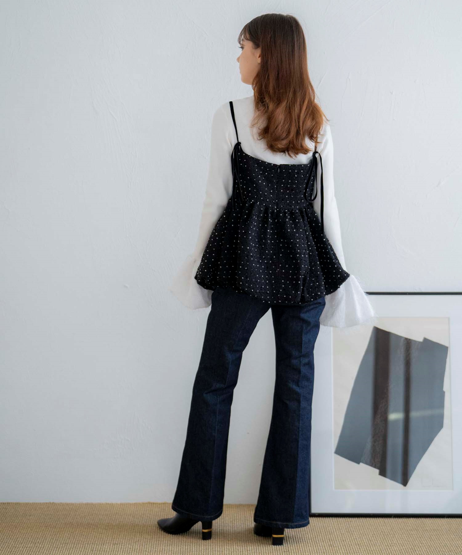 セミフレアデニムパンツ | デニムパンツ | NOELA OFFICIAL WEB STORE