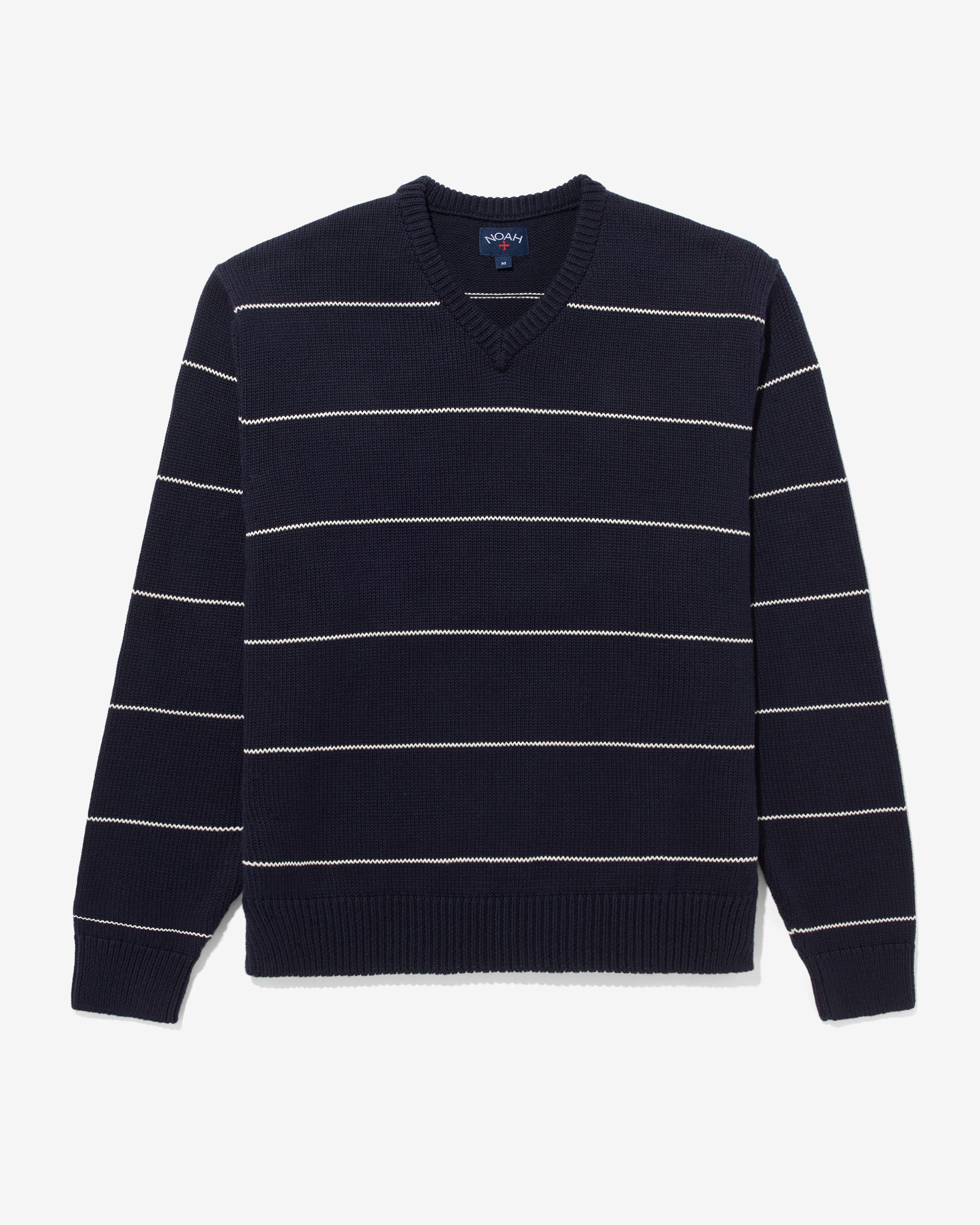 Striped V-Neck Sweater - Noah
