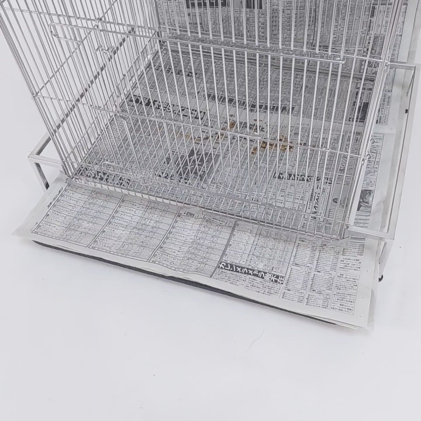 91cm,10秒掃除,ステンレスのモモンガケージ,日本初のトレー洗い不要